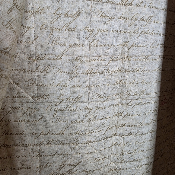 Chinese Christian 100% cotton Quilt Throw Psalms Verses 40X46" - Picture 8 of 8